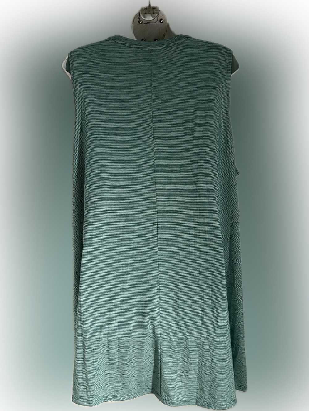 LOGO by Lori Goldstein Sleeveless Tunic Tank in Sage Green - Picture 2 of 6